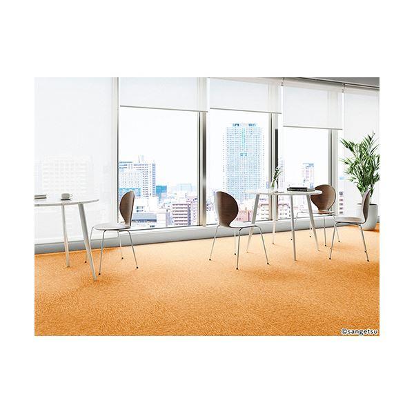 サンゲツ タイルカーペット NT-250D-eco のりなし 500×500mm オレンジ
