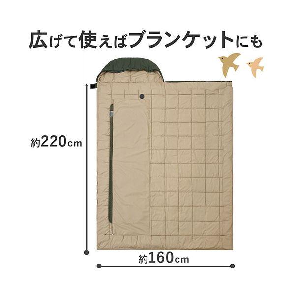 FlukeForest 温熱マット寝袋 フルオープン式 シガーソケットタイプ12V