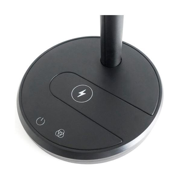 スワン電器LEDデスクライト スタンド式 24W ブラック DS-520BK 1台