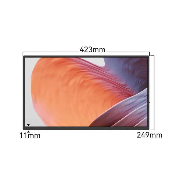 YAMAZENQriom モバイルモニター 14型 QMM-140 1台 【北海道・沖縄