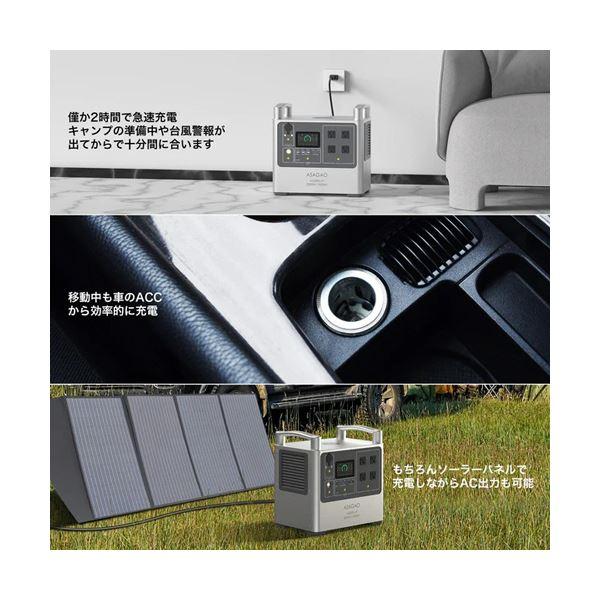 アサガオリン酸鉄ポータブル電源 AS2000-JP 1個 : ネットプラザ - 通販
