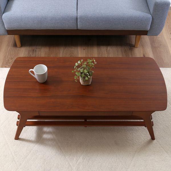 引出し付きセンターテーブル BR ブラウン 組立品 : ネットプラザ