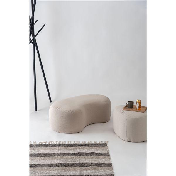 スツール ベージュ （約W100×D60×H33cm） 完成品 : ネットプラザ