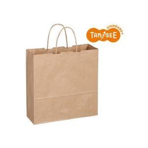 （まとめ）TANOSEE 合切袋袋 丸紐 茶無地・中 50枚入×6容器に並べる キッチン、日用品、文具-文具、ステーショナリー-ラッピング用品