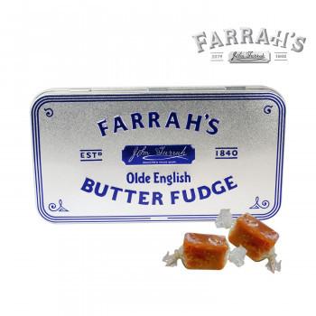 日本製 12個 オールドイングリッシュバターファッジ ファラーズ 代引不可 Farrah S エンボス加工の効いたクラシック缶に入った英国のお菓子 スナック お菓子 おつまみ
