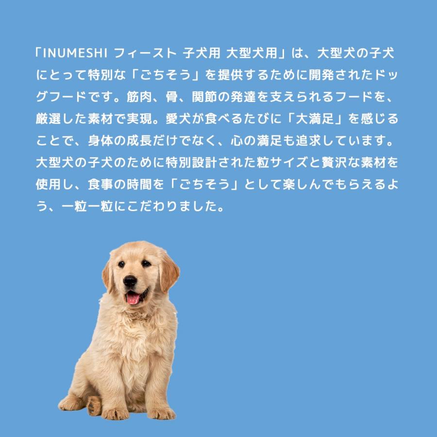 INUMESHI フィースト 子犬用 大型犬用 15kg ブリーダーパック