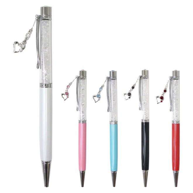 パリスビジュー スワロフスキーボールペン チャーム付 5カラー 1414b Ysd 名入れ無料 M便 1 2 シブヤ文具 通販 Paypayモール
