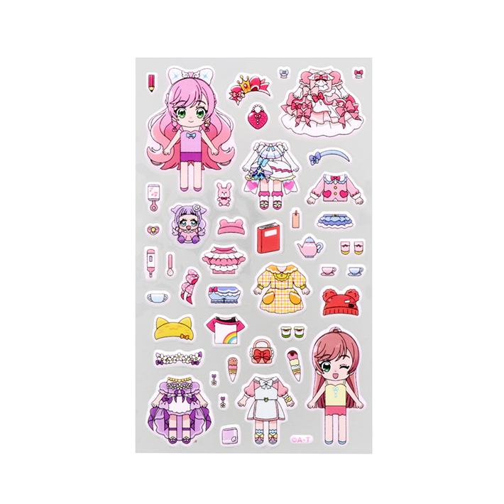 サンスター文具 ひろがるスカイプリキュア 変身きせかえシール B柄