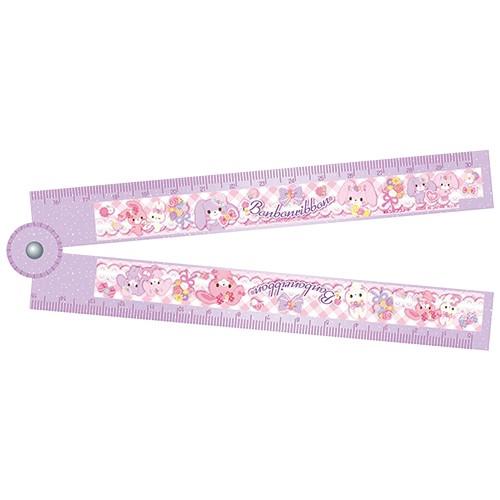 ぼんぼんりぼん おりたたみ定規 ものさし 分度器付き 15ｃｍ 新入学文具 M便 1 10 Excellentestudent