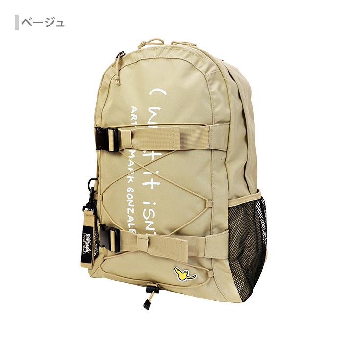 マークゴンザレス 2ベルト バンジーコードリュック ベージュ Mark Gonzales（マークゴンザレス） 2本ベルトリュック 32L 2カラー