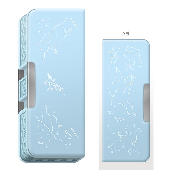 ショウワノート 筆箱 両面 コンパクト ハイるん 星座柄 4901772412304