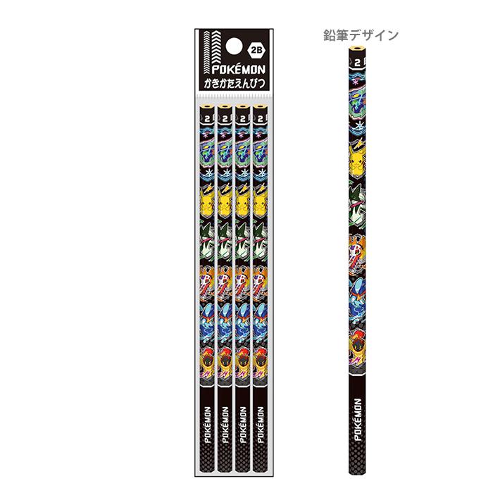 ショウワノート ポケモン かきかた鉛筆 2B 六角軸 4本組 ショウワノート ポケモン かきかた鉛筆 2B 六角軸 4本組
