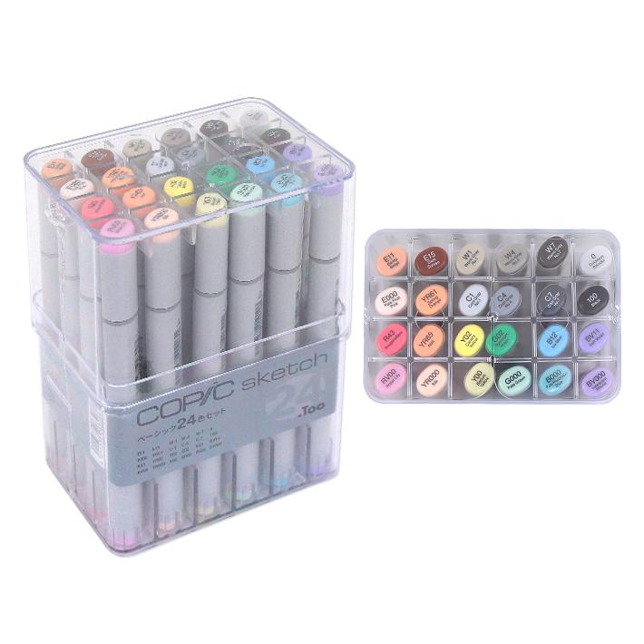 コピックスケッチ コピック スケッチ ベーシック 24色セット コピックスケッチ コピック スケッチ ベーシック 24色セット