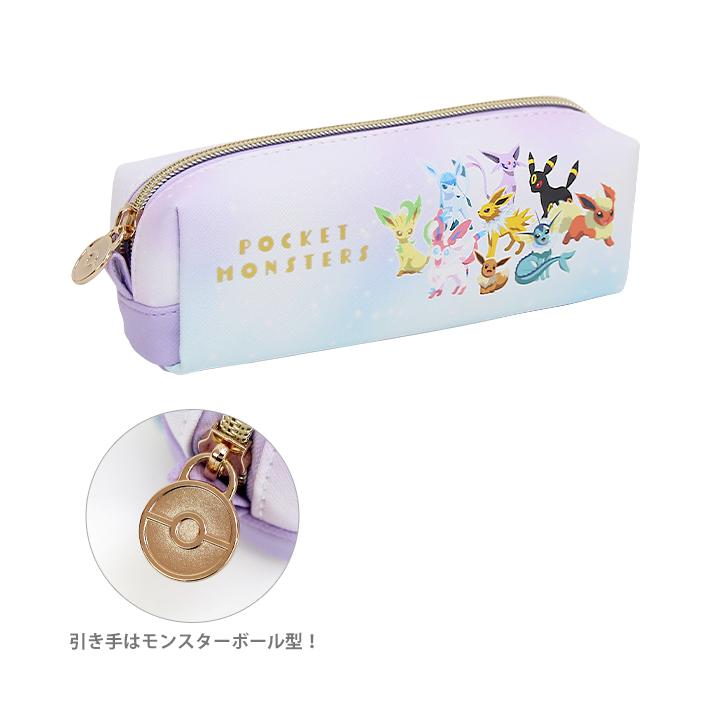 ポケモン スクエアポーチ イーブイ&フレンズ柄 PPKP-1680 : シブヤ文具