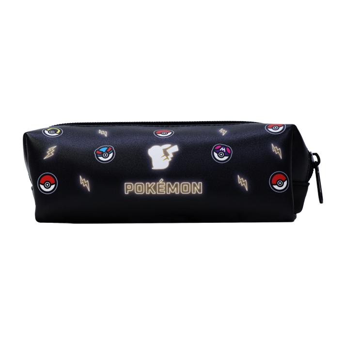 Pokemon（ポケモン） スクエアポーチ 黒 モンスターボール柄 PPK5-1982