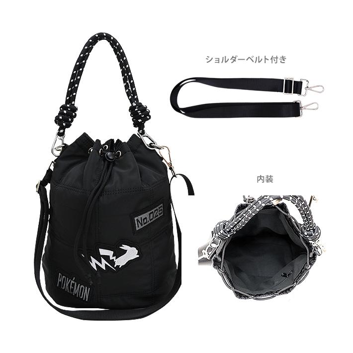 【綾波さま専用】MARY QUANT ショルダーバッグ 2way ポケモン Pokemon（ポケモン） 2wayショルダーバッグ クロ×シロ CPKE-5800