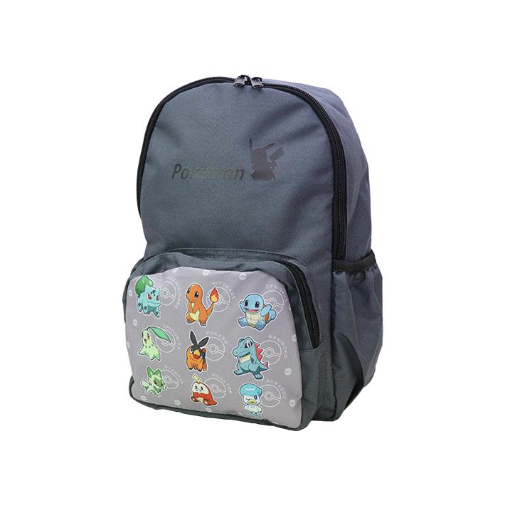Pokemon（ポケモン） リュック 11L グレー 集合柄 DPK7-3981 : シブヤ