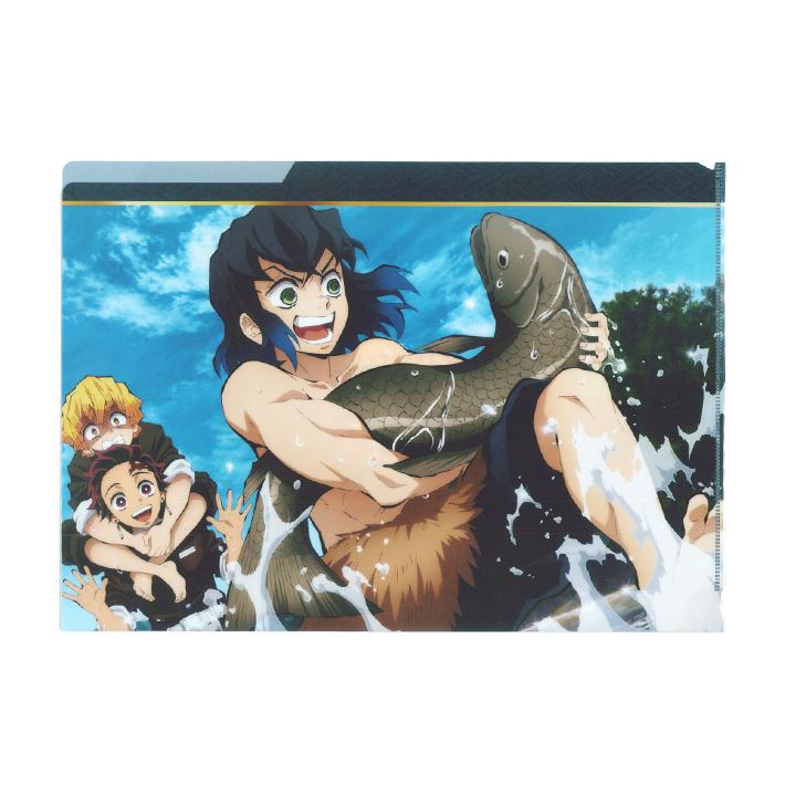 ジャンプ 鬼滅の刃 クリアファイル 3ポケット A4 炭治郎・善逸 ジャンプ 鬼滅の刃 クリアファイル 3ポケット A4 炭治郎・善逸
