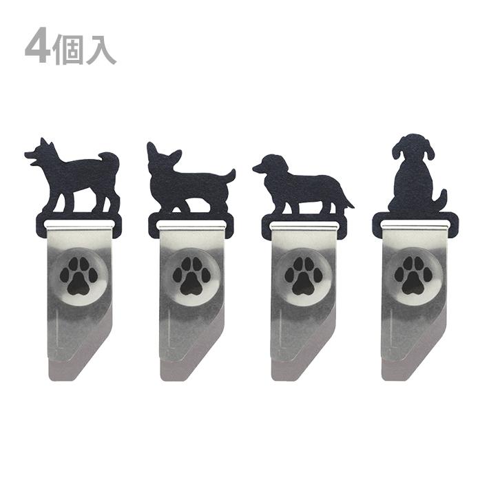 インデックス犬クリップ 4個入 Ind I4 M便 1 1 シブヤ文具 通販 Paypayモール