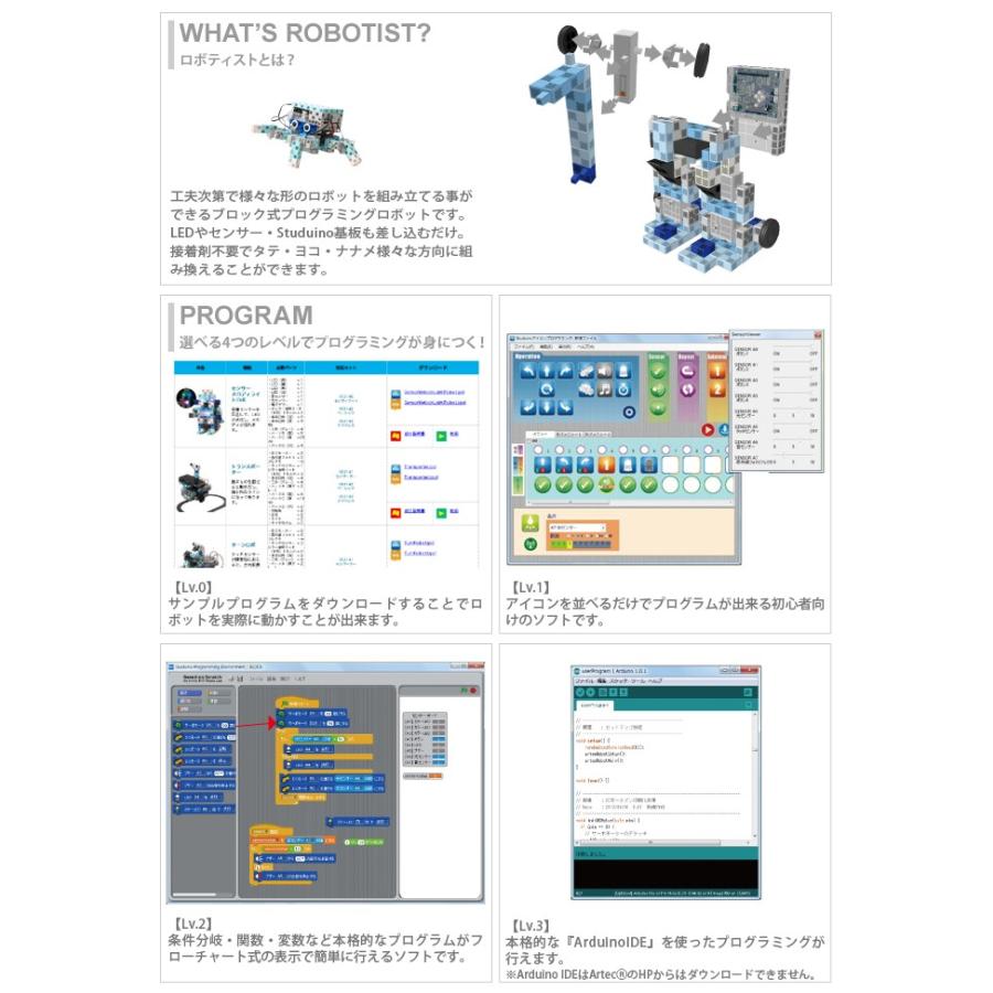 アーテック Artecブロック ロボアドバンス＜ロボティスト＞ 153143