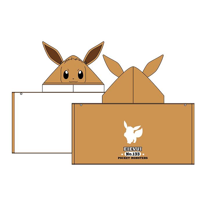ポケモン フード付きコンパクトバスタオル ウェア イーブイ柄 Ck4520 シブヤ文具 通販 Paypayモール