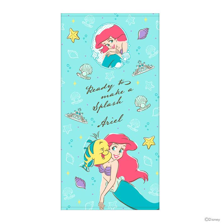 ディズニー プリンセス アリエル ビーチタオル ブリージー柄 Ll M便 1 1 Hys シブヤ文具 通販 Yahoo ショッピング