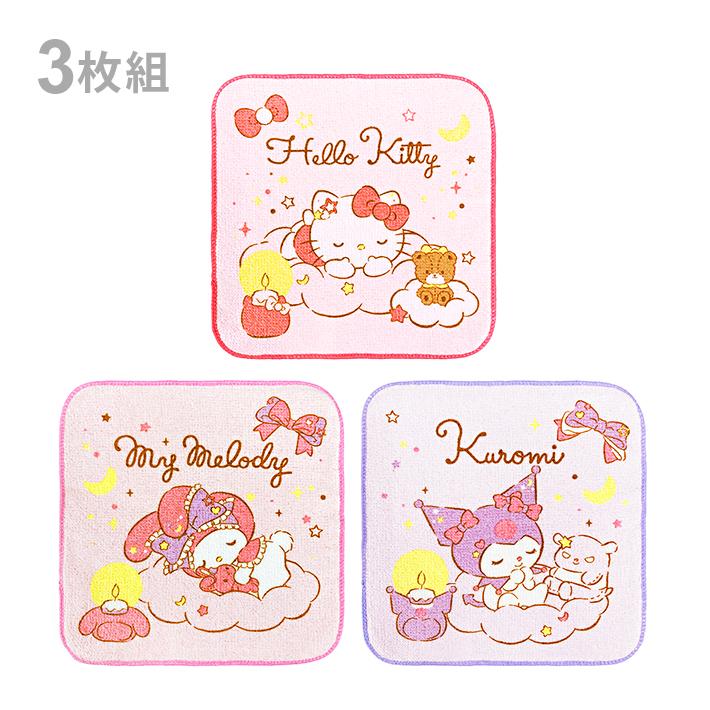 sanrio（サンリオ） サンリオキャラクターズ プチタオル 3枚組