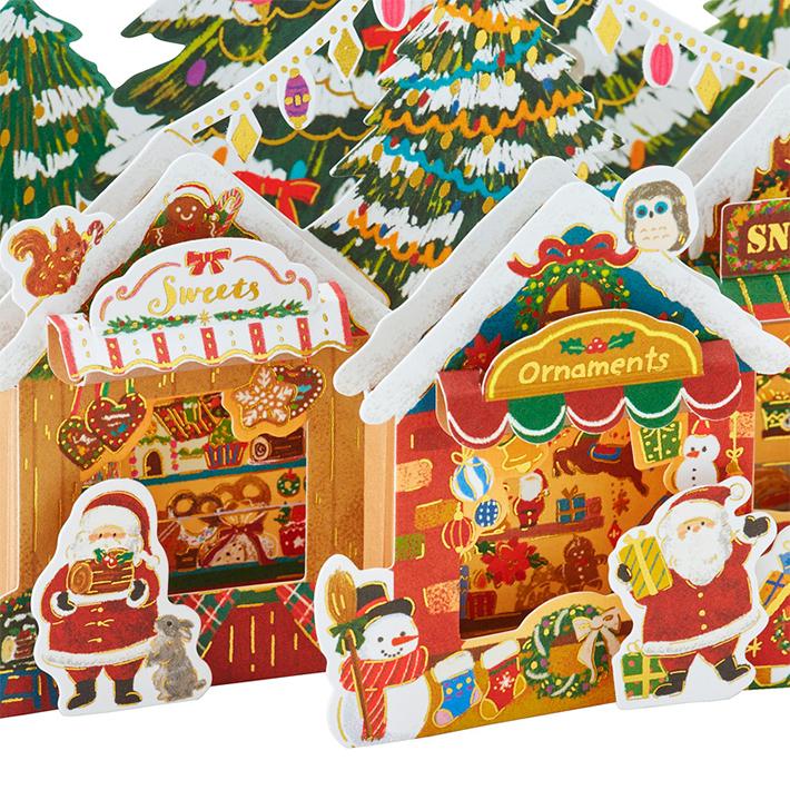 sanrio クリスマスカード ライト&メロディーカード 立体 sanrio クリスマスカード ライト&メロディーカード 立体