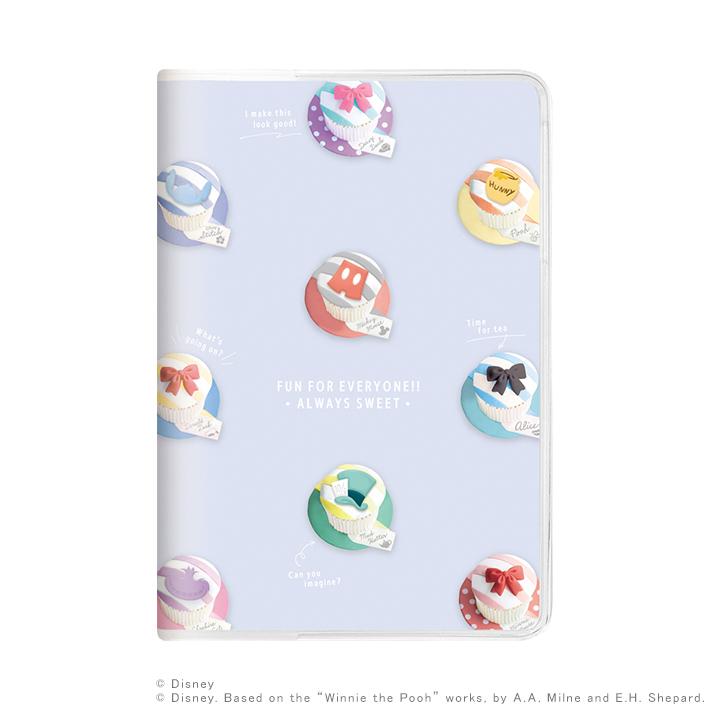 Off ディズニー マンスリー手帳 B6 22年 フォトプラス カップケーキ柄 M便 1 2 シブヤ文具 通販 Paypayモール