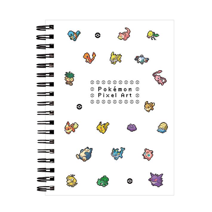 ポケモン Wリングノート A6 ピクセルアート柄 M便 1 1 W Zositech Com