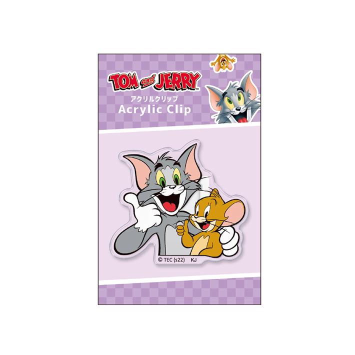 トムとジェリー アクリルクリップ トム ジェリー柄 M便 1 8 シブヤ文具 通販 Paypayモール