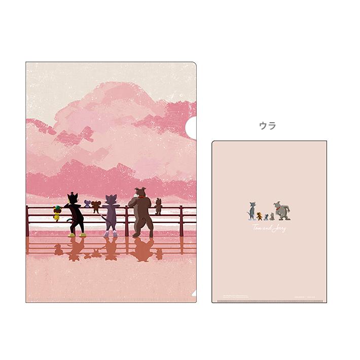 CRUX（クラックス） トムとジェリー シングルクリアファイル A4 夕焼け