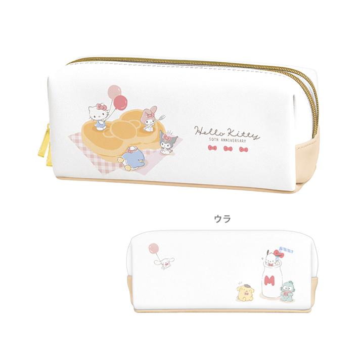 ハローキティ ハローキティ ツインファスナーペンケース リボン