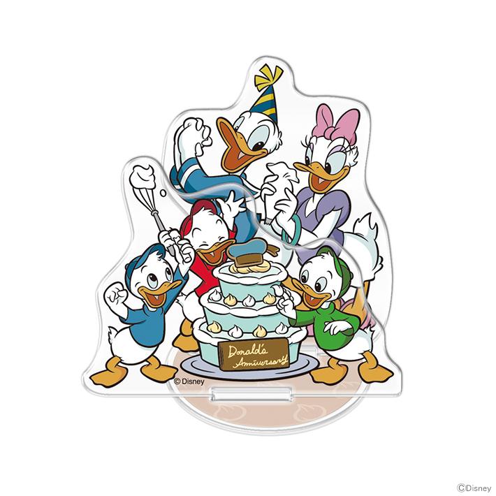 CRUX ディズニー ドナルドダック アクリルスタンド パーティー柄