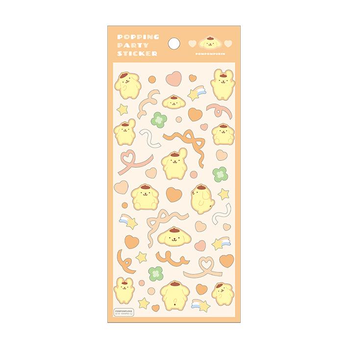 CRUX（クラックス） ポムポムプリン ポッピングパーティーステッカー
