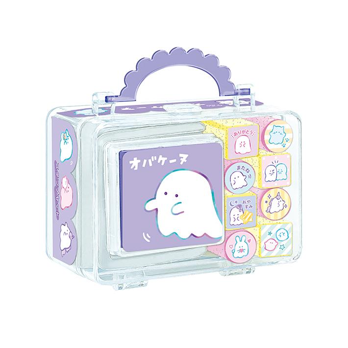 CRUX（クラックス） スタンプセット 8個入り オバケーヌ柄 パープル