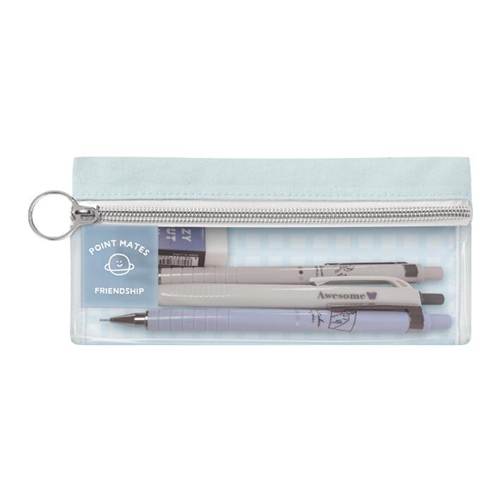 CRUX（クラックス） キャンバスフラットペンポーチ 惑星柄 109193 [M便