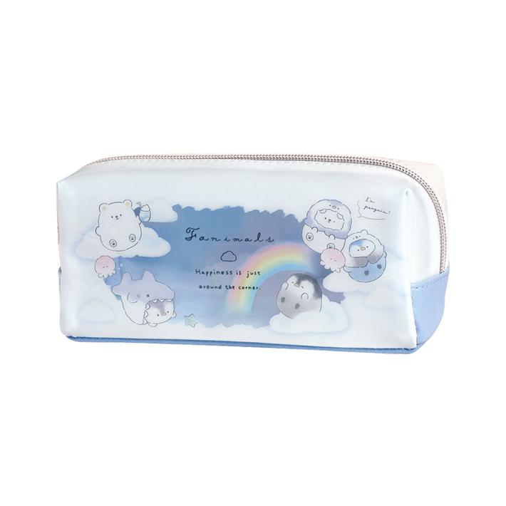 ぽんまるさま　天月の水2ケース CRUX [13%OFF]ふぁにまるず ボックスペンケース 虹柄 109598 [M