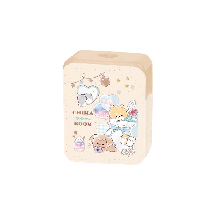 CRUX（クラックス） スクエア鉛筆削り 手動 チマワンルーム柄 110804