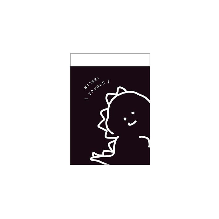 CRUX（クラックス） ミニメモ だつりょくいきもの ニヤリサウルス柄