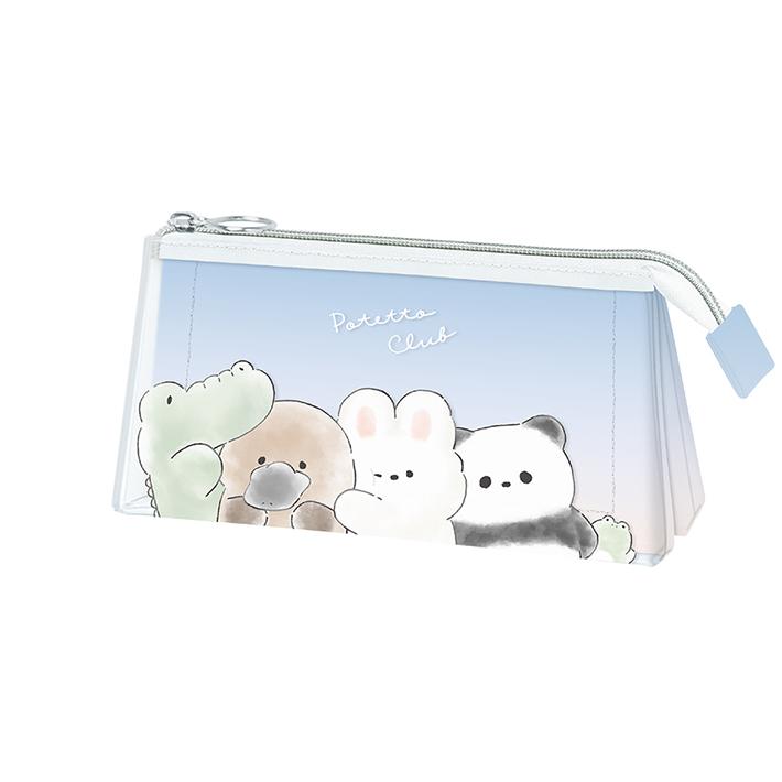 ペアポケットペンケース オトモダチ柄 115312 [M便 1/1] : シブヤ文具