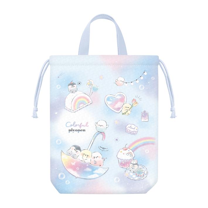 CRUX（クラックス） 巾着 シューズバッグ 上履き入れ カラフルピヨペン