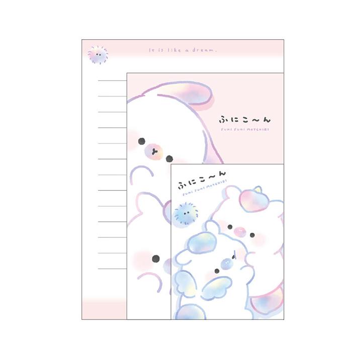 プチプチ封筒レター ふにこーん柄 120414 [M便 1/2] : シブヤ文具 