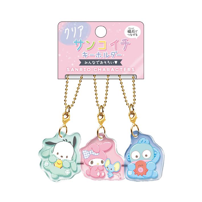 sanrio サンリオキャラクターズ クリアサンコイチ キーホルダー sanrio サンリオキャラクターズ クリアサンコイチ キーホルダー