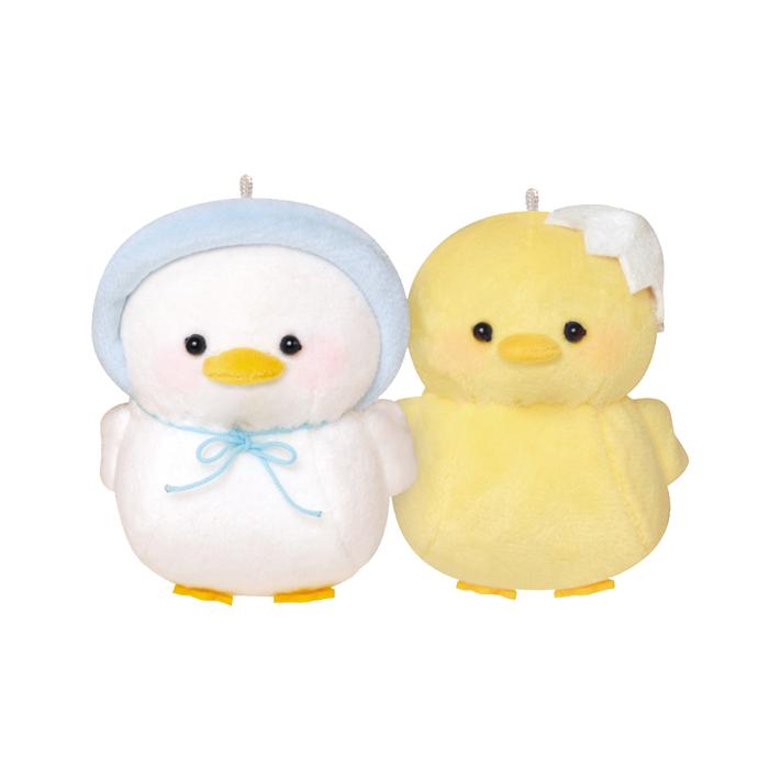 CRUX（クラックス） ニコぬいキーホルダー アヒル＆ヒヨコ柄 121600 [M