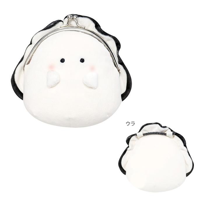 CRUX（クラックス） ぬいぐるみがま口コインケース ショルダー付き