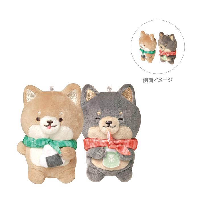 ニコぬいキーホルダー 茶しばと黒しば柄 126144 [M便 1/2 ニコぬいキーホルダー 茶しばと黒しば柄 126144 [M便 1/2