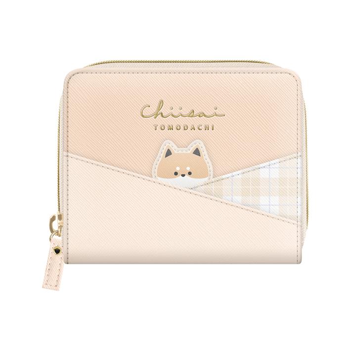 CRUX（クラックス） ぴょこふれ 二つ折り財布 シバイヌ柄 129764 [M便