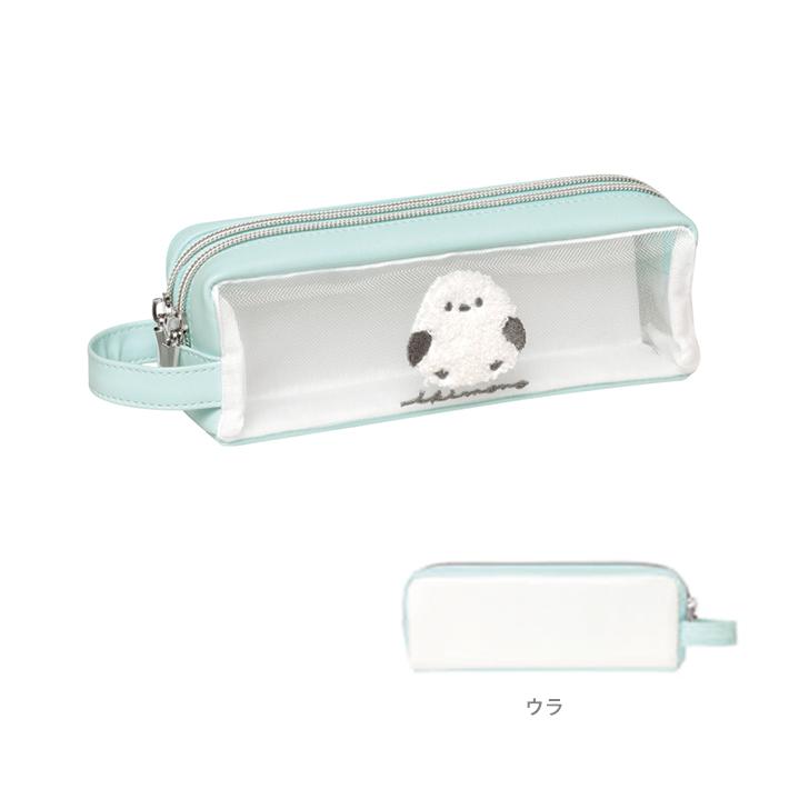 CRUX（クラックス） スリムツインファスナーペンケース シマエナガ柄