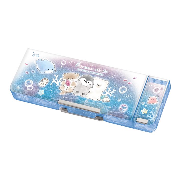 CRUX（クラックス） 筆箱 両面 消しゴムポケット付き ぽてっとくらぶ柄